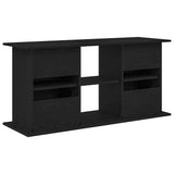 Aquarium Stand Black Oak 121x41x58 cm Engineered Wood 862154
