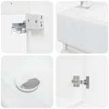 Bathroom Vanity Unit with Tap White 45.5 x 22.5 x 84 cm 889501