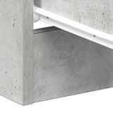Bedside Cabinet Concrete Grey 38x35x56 cm Engineered Wood 800458