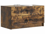 Bedside Cabinet Smoked Oak 62 x 34.5 x 44.5 cm Engineered Wood 895700