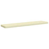 2-Piece Bench Cushions VUGHT 2 pcs 100% Polyester Cream 951493