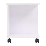 Rolling Shelf 50x35x42 cm White 245724