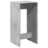 Bar Table Concrete Grey 51x50x103.5 cm Engineered Wood 854421