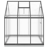 Greenhouse with Base Frame Anthracite 169x169x202 cm Aluminium 4005833