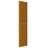 Room Divider 4 Panels Brown Solid Wood Paulownia 358818