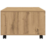 Coffee Table Artisan Oak 60x60x38 cm Engineered Wood 856549