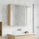 Bathroom Mirror Cabinet Sonoma Oak 83.5 x 15.5 x 70 cm 889265