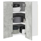 Hanging Cabinet Concrete Grey and White 57 x 57 x 80 cm 884293
