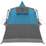 Teepee Tent 8-Person with Roof Blue 720 x 465 x 295 cm 42003997