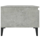 Side Tables 2 pcs Concrete Grey 50x46x35 cm Engineered Wood 819525