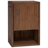Bathroom Side Cabinet Natural 45 x 30 x 70 cm Solid Teak Wood 42026910