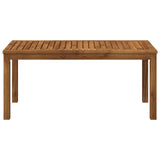 Coffee Table Natural 50 x 100.5 x 45 cm Solid Acacia Wood 901240