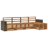 Outdoor Sofa Set 5 pcs Natural 3384245