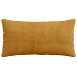 Cushion Cover 6 pcs ALMELO Yellow 40 x 80 cm Corduroy 914627