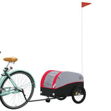 Bike Trailer Black and Red 30 kg Iron 94139