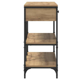Console Table with Drawer Brown 100 x 34.5 x 75 cm Wood 871305