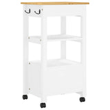 Kitchen Trolley MONZA 48x40x88.5 cm Solid Wood Pine 376084