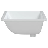 Bathroom Sink White 55.5x37.5x19 cm Rectangular Ceramic 153727