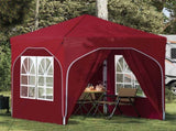 Pop-up Party Tent 192 x 192 x 245 cm Burgundy 42019840