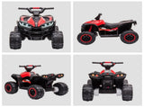 12V Ride-On Quad Bike w/ Music, Horn, for Ages 3-5 Years - Red T3398P553413