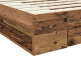 Bed Frame with Storage Old Wood 80 x 200 cm Engineered Wood 3429600