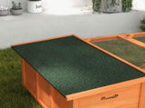 Rabbit Hutch Outdoor Guinea Pig Hutch Run Small Animal Off-ground Duck House Hideaway Backyard T3398P350058
