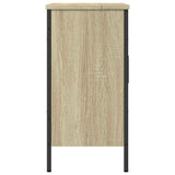Bathroom Sink Cabinet Sonoma Oak 60x30x60 cm Engineered Wood 842447