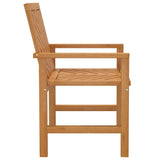 Garden Dining Chair Set of 3 Natural wood Solid acacia wood 362228