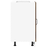 Kitchen Base Cabinet Kalmar Smoked Oak Engineered Wood 854323
