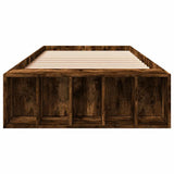 Bed Frame without Mattress Smoked Oak 90x190 cm Single 3280619