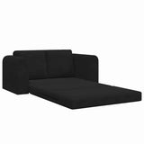 Sofa Bed Black 148 x 71 x 83 cm Velvet 4106688