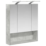 Bathroom Mirror Cabinet Concrete Grey 60 x 14.5 x 70 cm 889194