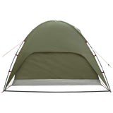 Camping Tent with Rainfly Water-resistant Dome Olive Green 42029005