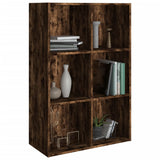 Book Cabinet/Sideboard Smoked Oak 66x30x98 cm Engineered Wood 815294