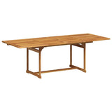 7 Piece Garden Dining Set Solid Wood Acacia and Textilene 3279306