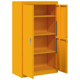 Storage Cabinet Mustard Yellow 80 x 40 x140 cm Steel 3406181