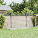 Rabbit Hutch Silver 105x300x120 cm Galvanised Steel 3281528