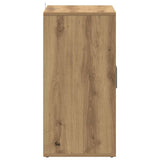 Shoe Cabinet Artisan Oak 60x35x70 cm Engineered Wood 856697