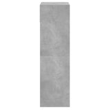 Shoe Cabinet Concrete Grey 60x34x116 cm Engineered Wood 840018