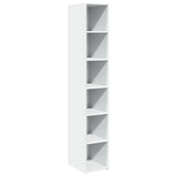 Highboard White 30x41x185 cm Engineered Wood 846411