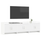 TV Cabinet 168 x 33 x 47 cm White Engineered Wood 8011203
