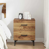 Bedside Cabinet Old Wood 40 x 35 x 47.5 cm Engineered Wood 882013