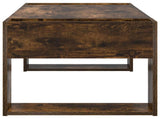 Coffee Table Smoked Oak 110 x 50 x 41 cm Engineered Wood 8000160