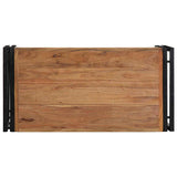 Coffee Table 80x40x35 cm Solid Wood Acacia 4016678