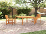 Garden Dining Set 3 pcs Brown Solid Acacia Wood 3375684