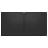 5 Piece TV Cabinet Set Black Engineered Wood 3114431