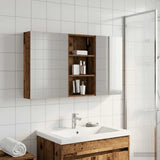 Bathroom Cabinet Set 3 pcs 140 x 14.5 x 70 cm Engineered wood 3403782