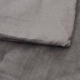 Weighted Blanket with Cover Grey 137x200 cm Single 10 kg Fabric 3154886