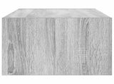 TV Cabinet with LED Lights Grey Sonoma 100X35.5x25 cm 860243