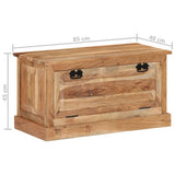 Shoe Storage Bench 85x40x45 cm Solid Acacia Wood 337826